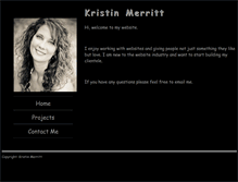Tablet Screenshot of kristinmerritt.com